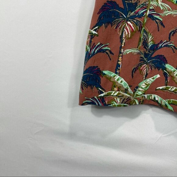Arizona Jean CO Mens Hawaiian Palm Tree Shirt - Picture 3 of 13